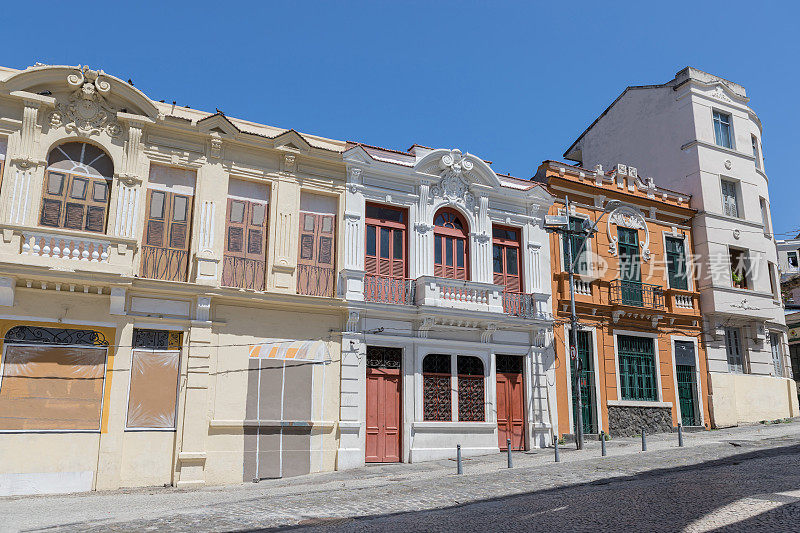 巴西里约热内卢- Santa Teresita区“Rua Evaristo da Veiga”街道